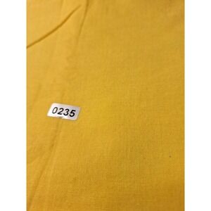 34 Inch Remnant Yellow Cotton Fabric